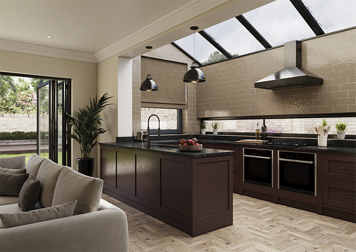 Wexley, Soft Truffle - Roman Blind - Image 6